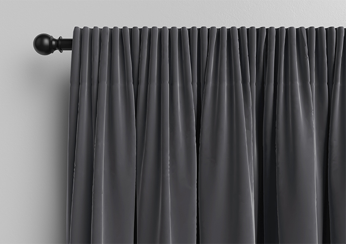 Luxe Velvet, Steel - Made to Measure Curtains - Image 10